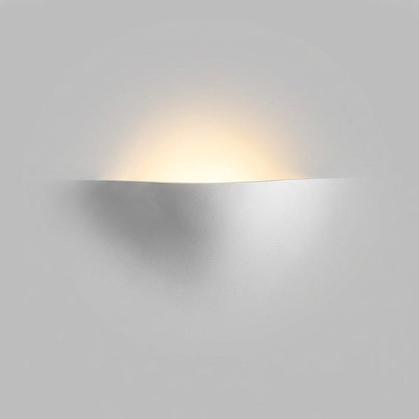 Elegante, sierlijk gebogen wandlamp - HaloFold