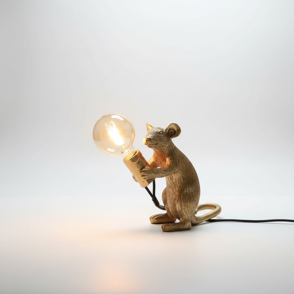 Figurenlampe Kunststoff Harz - Glowmouse