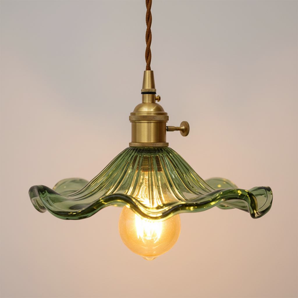 Glas Pendelleuchte Vintage -  BloomLight