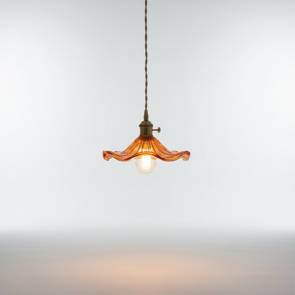 Glas Pendelleuchte Vintage -  BloomLight