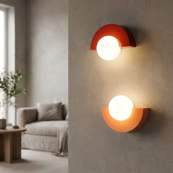 Halfronde Wandlamp - Haloform