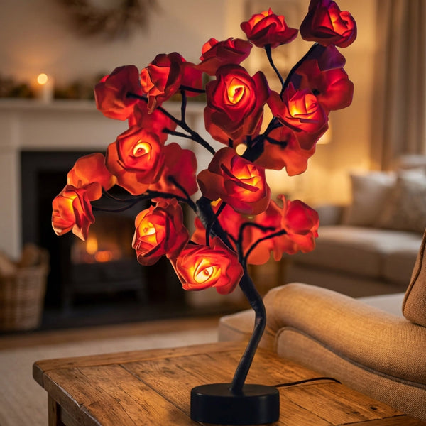 Handgemaakte florale lichtsculptuur - Glowbloom