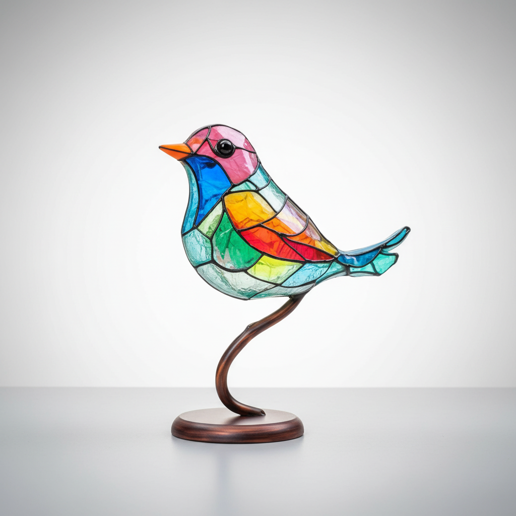 Handgefertigte Glasfigur Dekorativ -  GlassBirdia