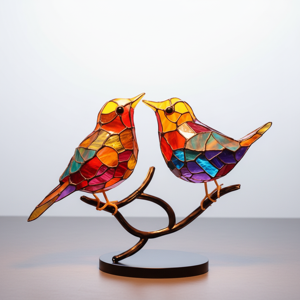 Handgefertigte Glasfigur Dekorativ -  GlassBirdia