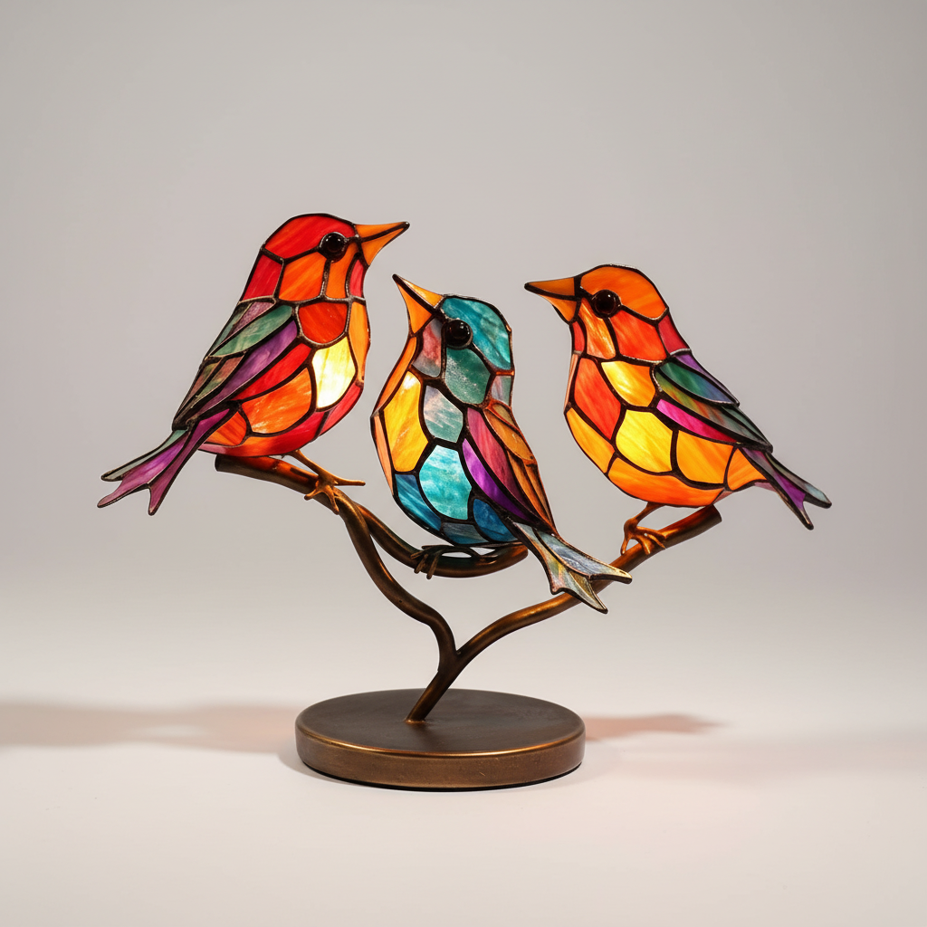 Handgefertigte Glasfigur Dekorativ -  GlassBirdia