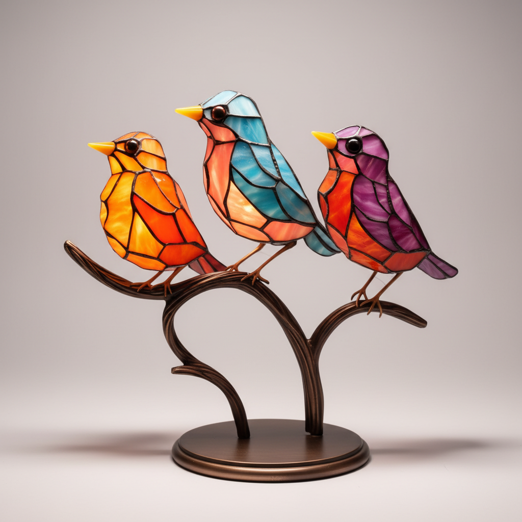 Handgefertigte Glasfigur Dekorativ -  GlassBirdia