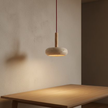 Hängende Pendelleuchte Aus Stein - TranquilRing