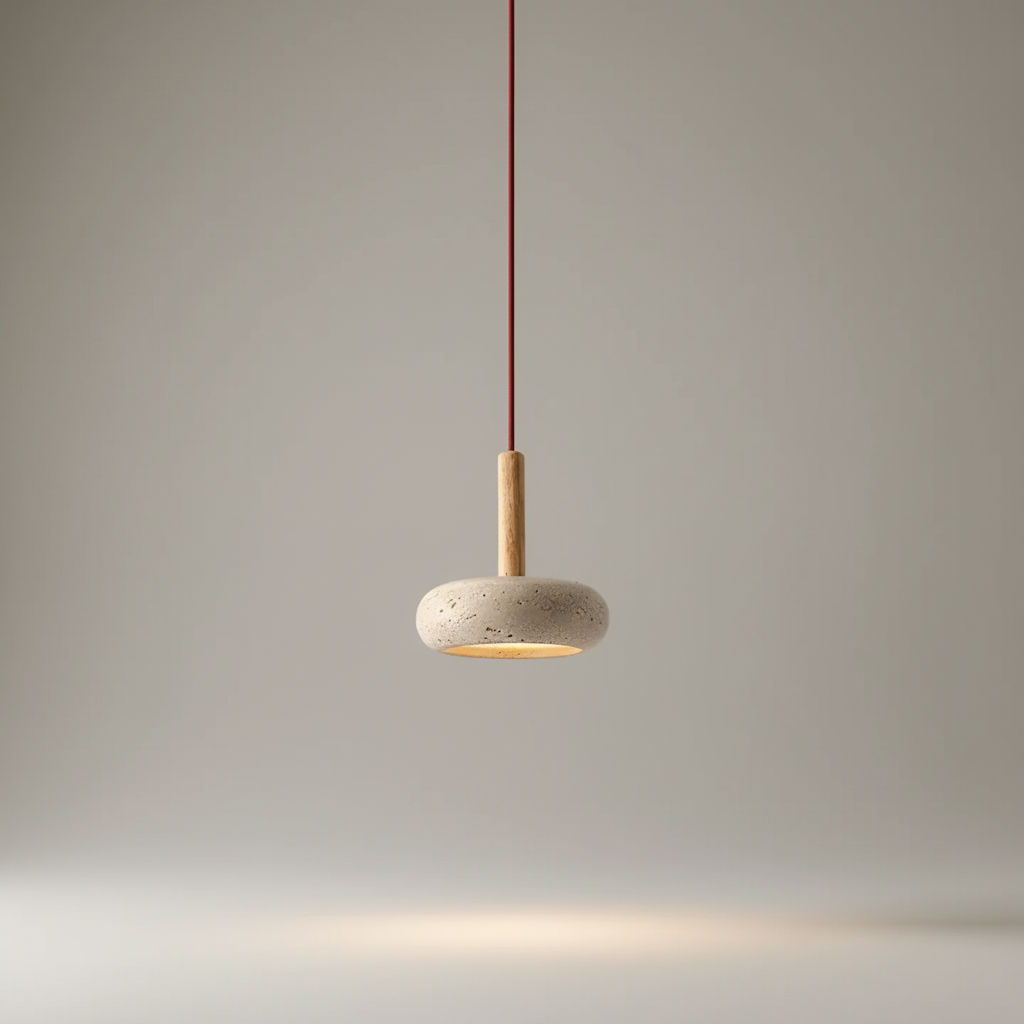 Hängende Pendelleuchte Aus Stein - TranquilRing