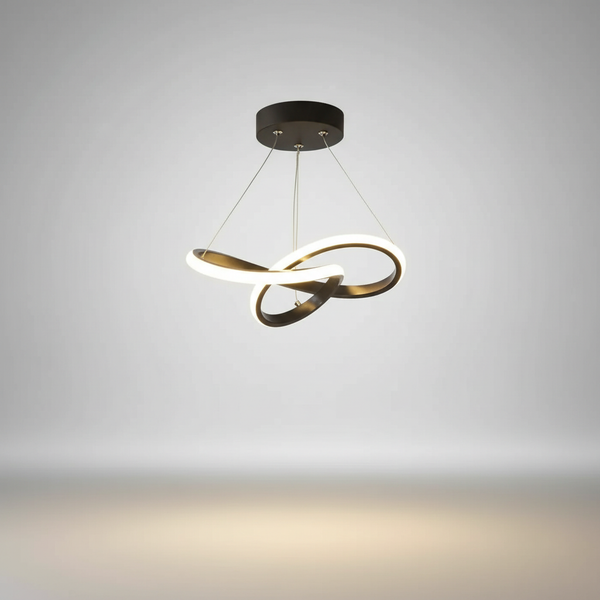 Hangende Golfvormige Lamp - HaloWeave
