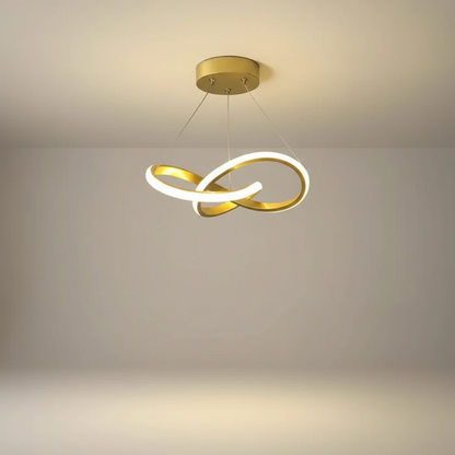 Hängende Wellenförmige Lampe - HaloWeave