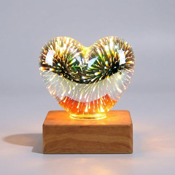 Hartvormige LED Lamp - Heartflare