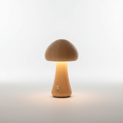 Hölzernes Pilznachtlicht - GlowMush