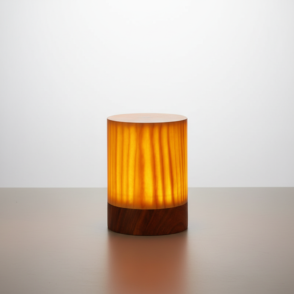 Houten uitstraling sfeerlamp - Luminraft