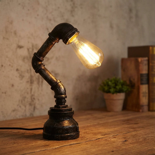Industrieel Geïnspireerde Tafellamp - Streamori