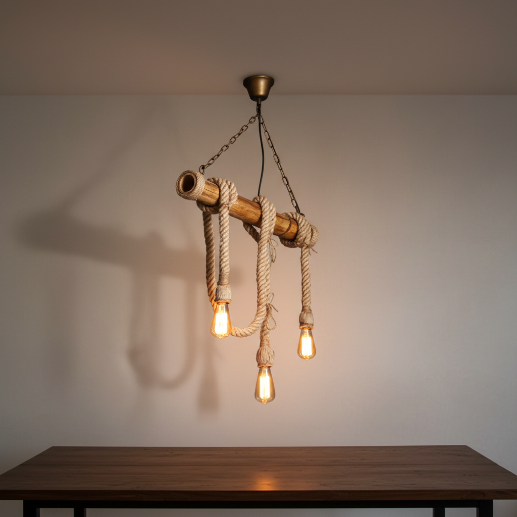 Industrieller Rope Stil - BambooLume