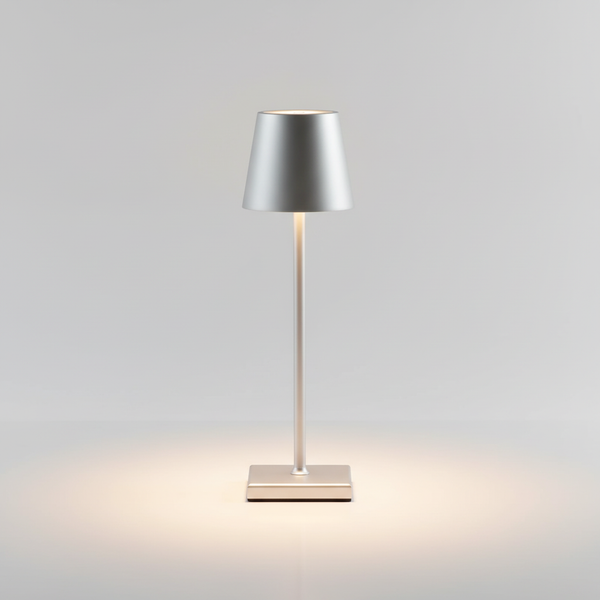 Draadloze Aluminium Tafellamp - Luminest