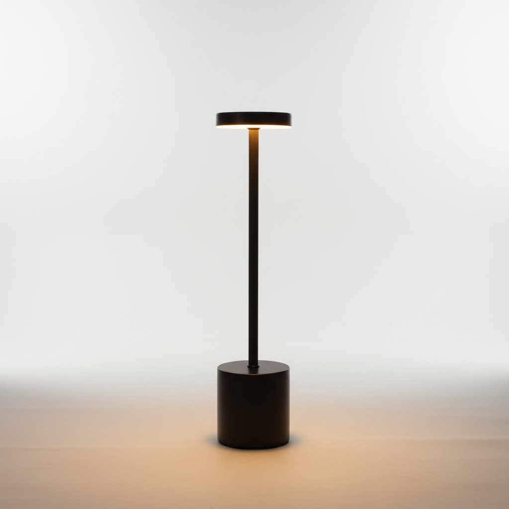 Kabellose LED Tischleuchte Aus Metall - Glowara