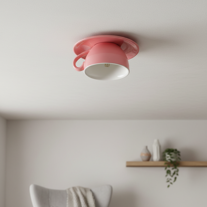 Keramik Deckenleuchte Kaffeeform - CeramiKiss