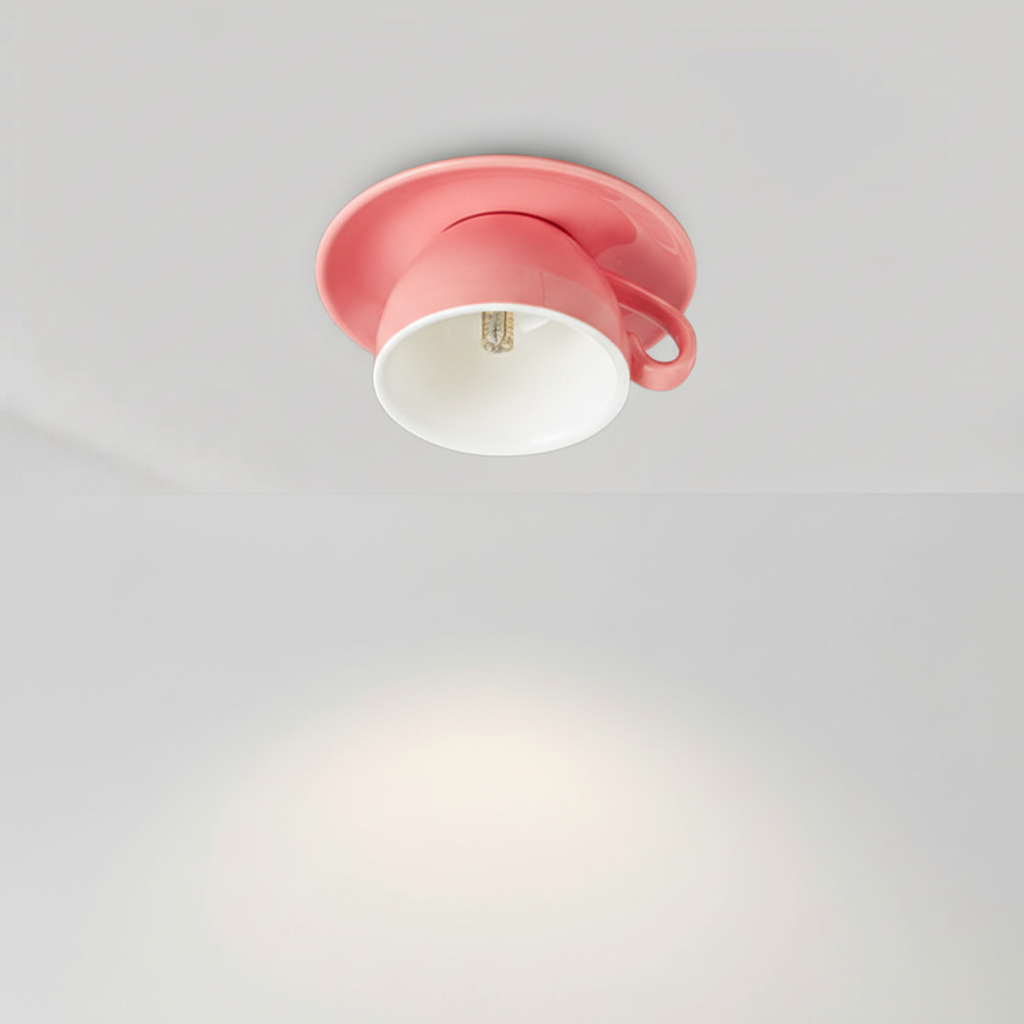 Keramik Deckenleuchte Kaffeeform - CeramiKiss