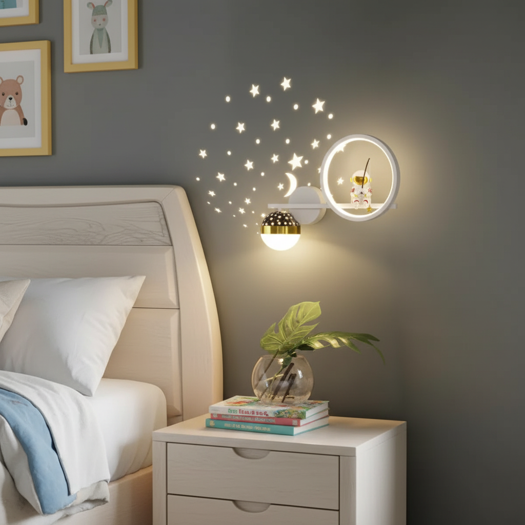 Kinderzimmer Wandleuchte Aus Metall - StarSphere