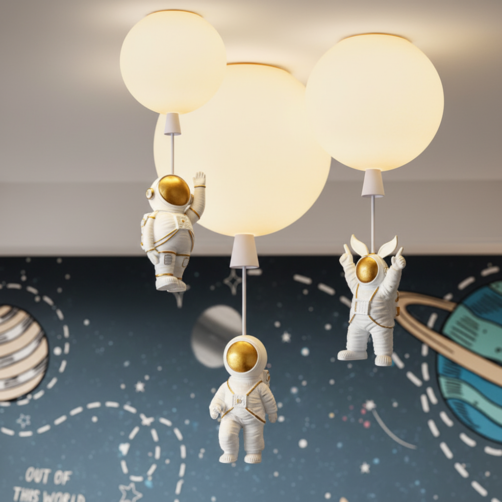 Kinderzimmer Themenleuchte - Staronaut