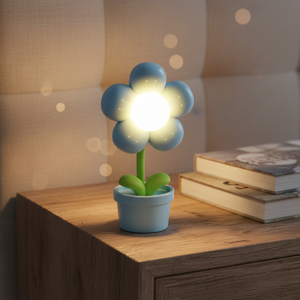 Kleine kunststof tafellamp - DaisyBeam