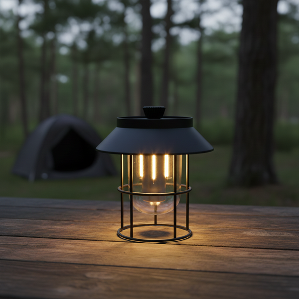 Compacte Retro Campinglamp - CampAura