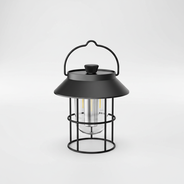 Compacte Retro Campinglamp - CampAura