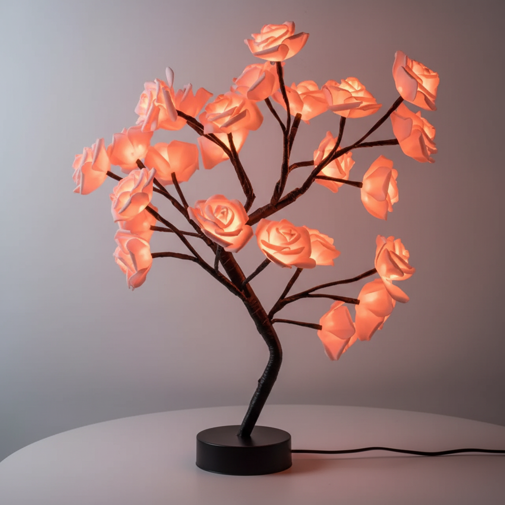 Künstlicher Rosenbaum Lampe - RoseAura