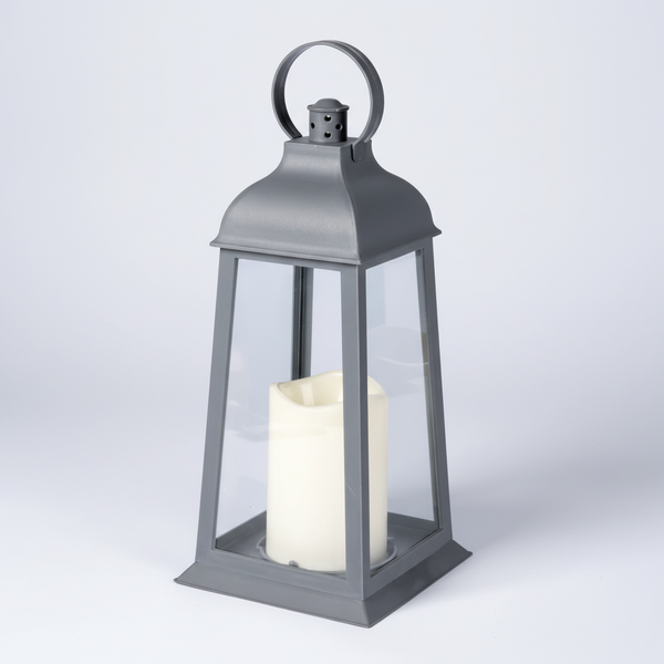 LED Kaarslantaarn Met Glas - PorchAura