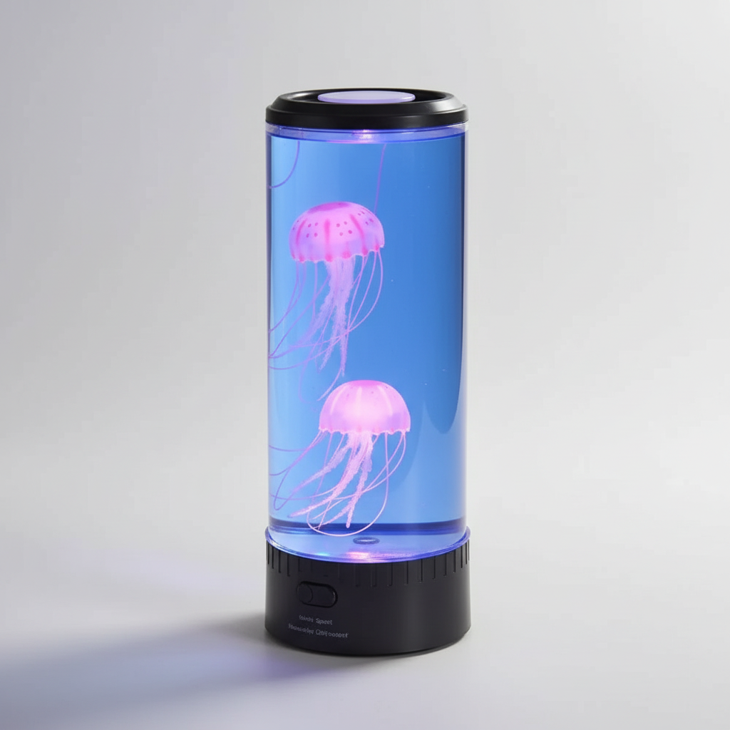 LED Quallenlampe Zylindrisch - Jellyglow