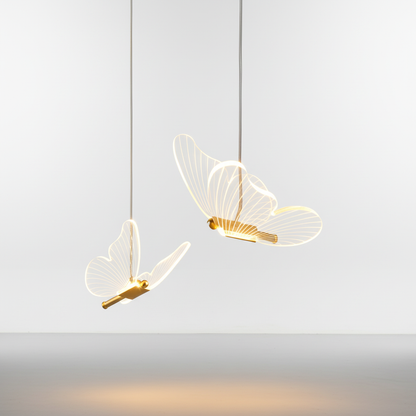 LED Schmetterling Hängeleuchte - Glowflutter