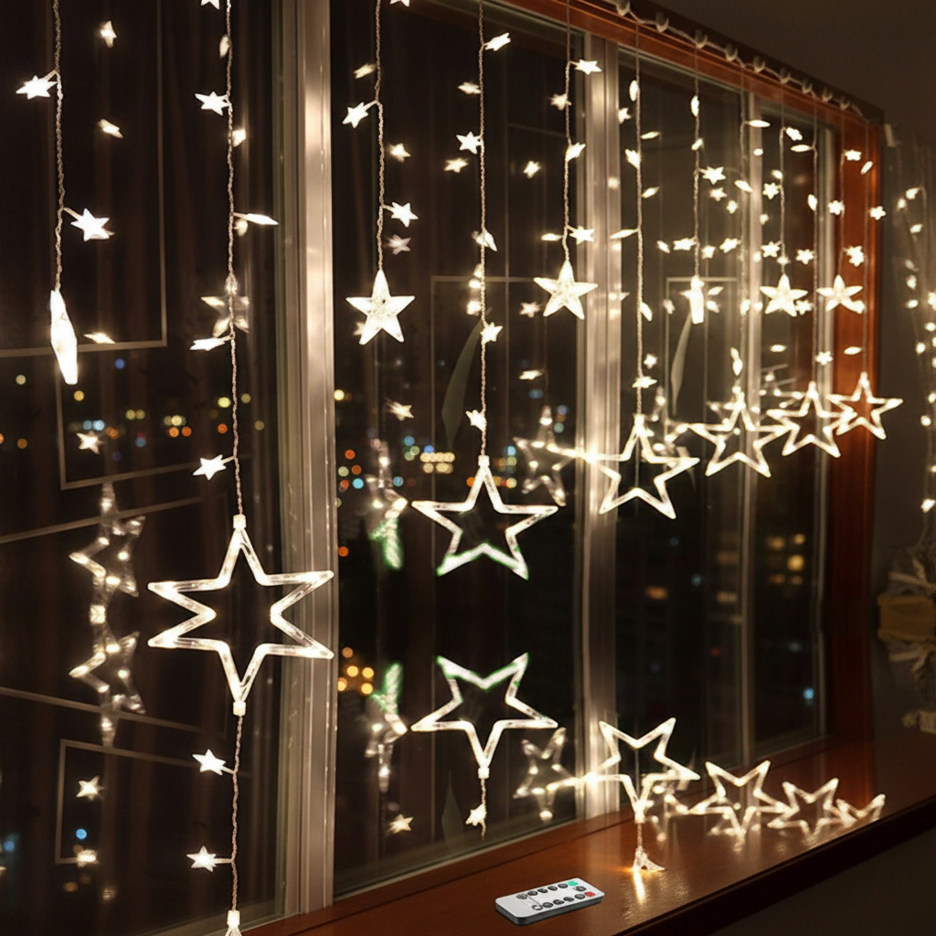 LED Sternen Vorhangbeleuchtung - StarVeil