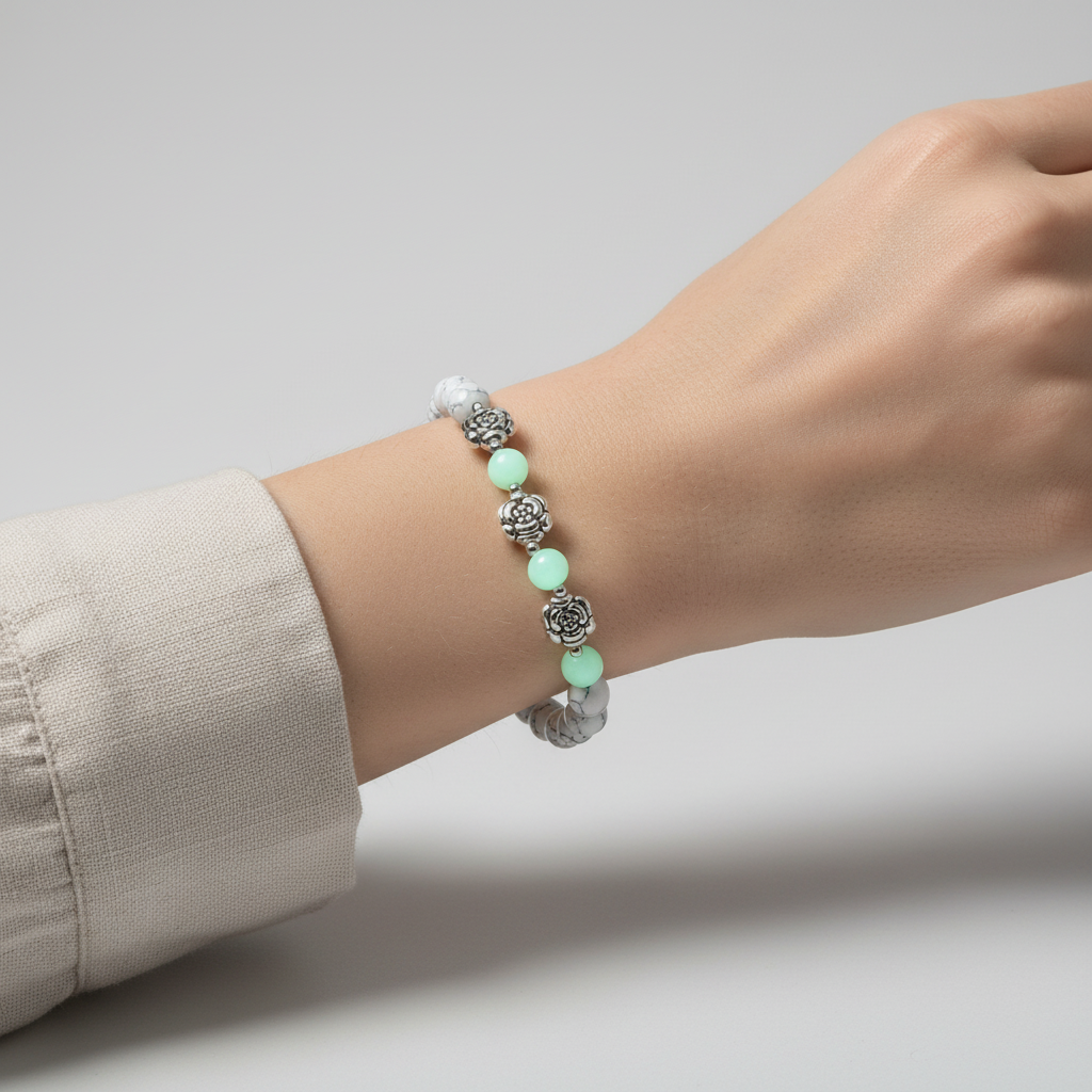 Leuchtendes Perlenarmband - GlowLotus