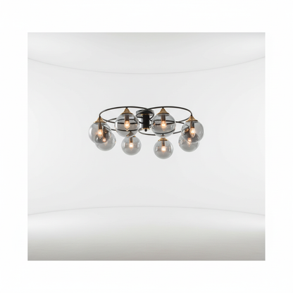 Mehrflammige Glasleuchte - HaloGlint