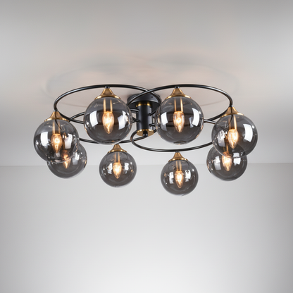 Mehrflammige Glasleuchte - HaloGlint