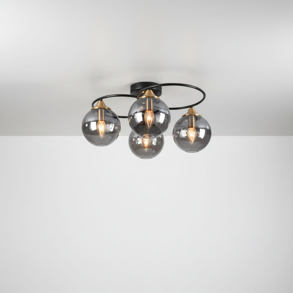 Mehrflammige Glasleuchte - HaloGlint