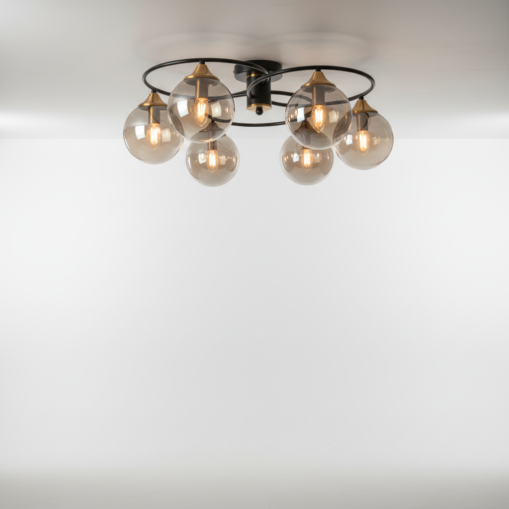 Mehrflammige Glasleuchte - HaloGlint