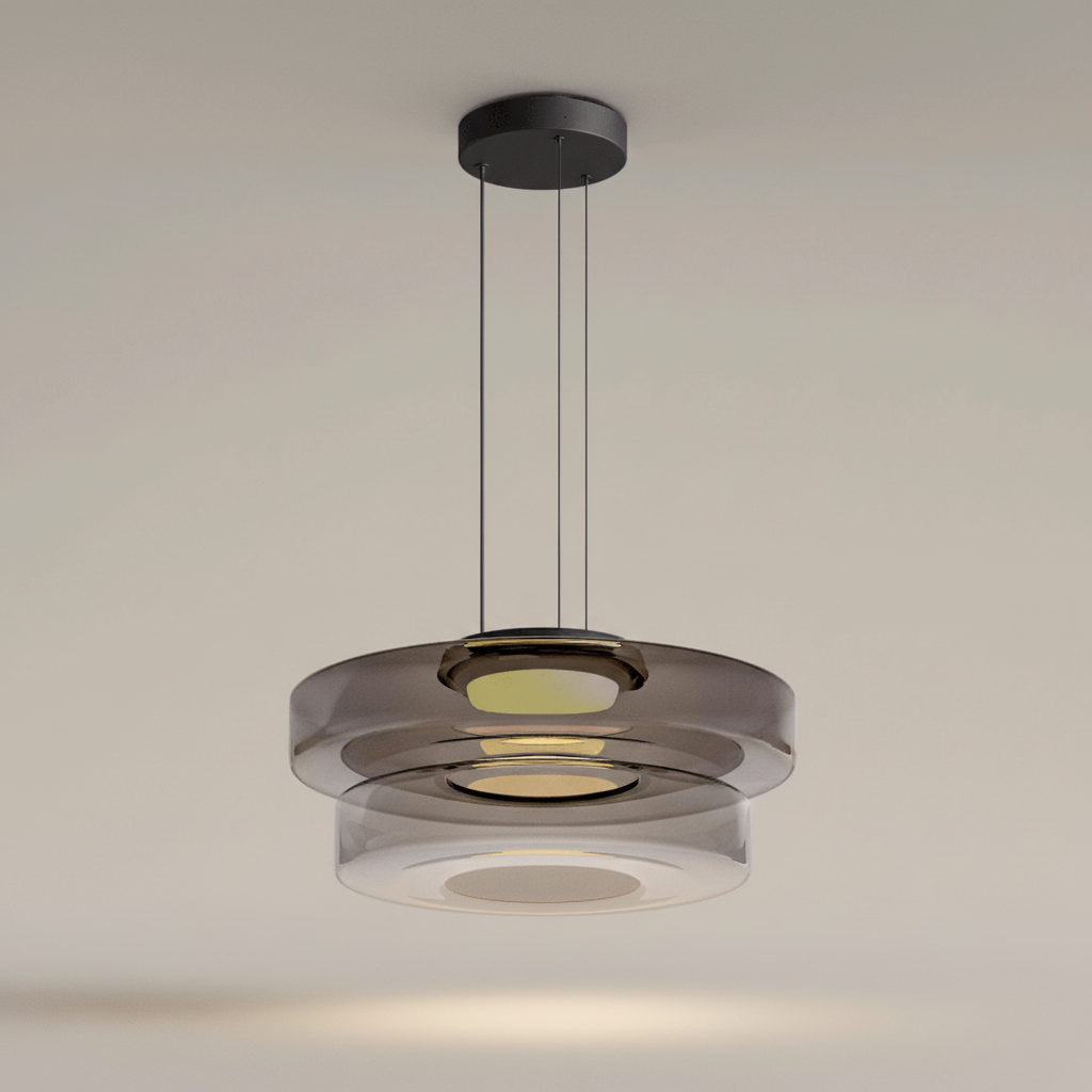 Mehrstufige LED Pendelleuchte - AuraLoft