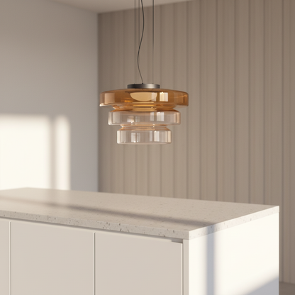 Mehrstufige LED Pendelleuchte - AuraLoft