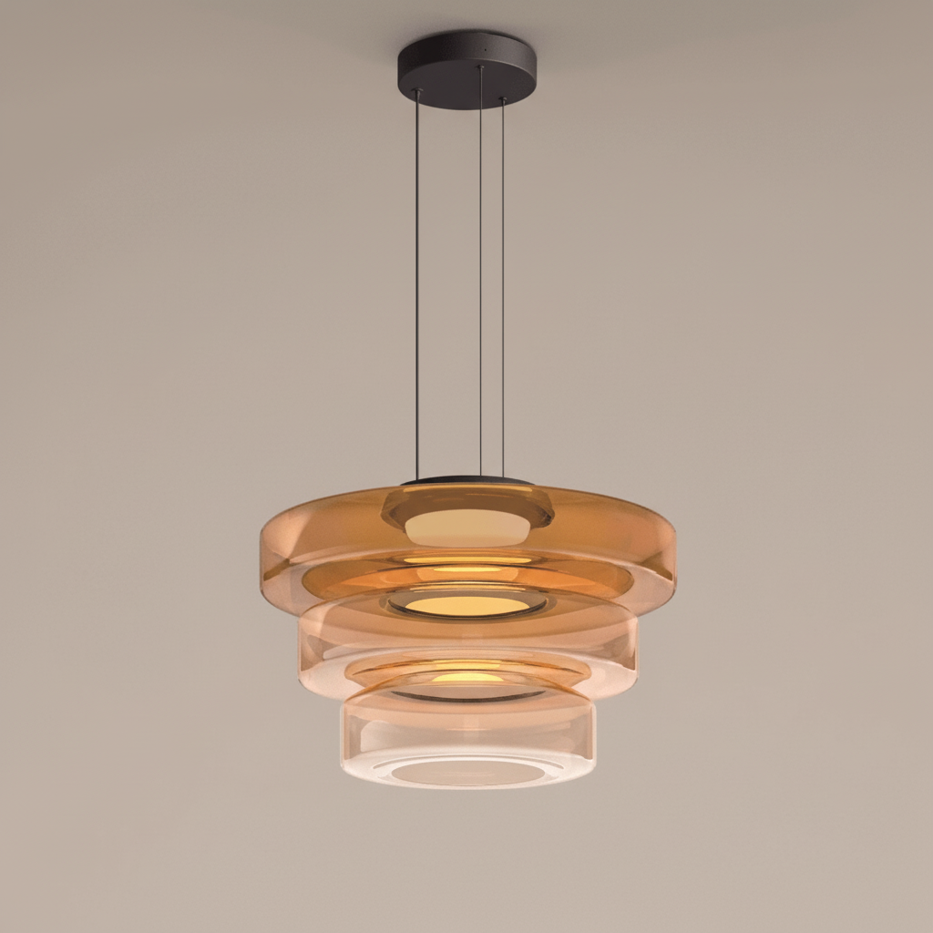 Mehrstufige LED Pendelleuchte - AuraLoft