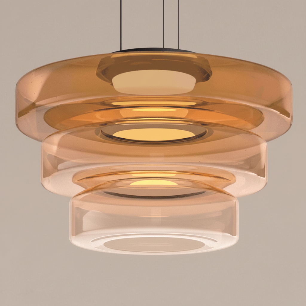 Mehrstufige LED Pendelleuchte - AuraLoft