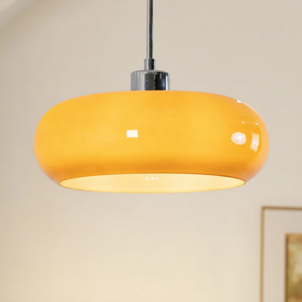 Metall Glas Designleuchte - HaloSphere