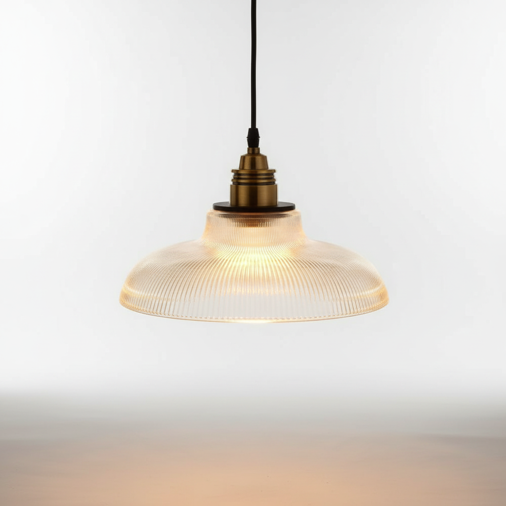 Metall Glas Pendelleuchte Modern - AmbiGlow