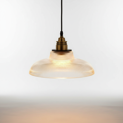 Metall Glas Pendelleuchte Modern - AmbiGlow