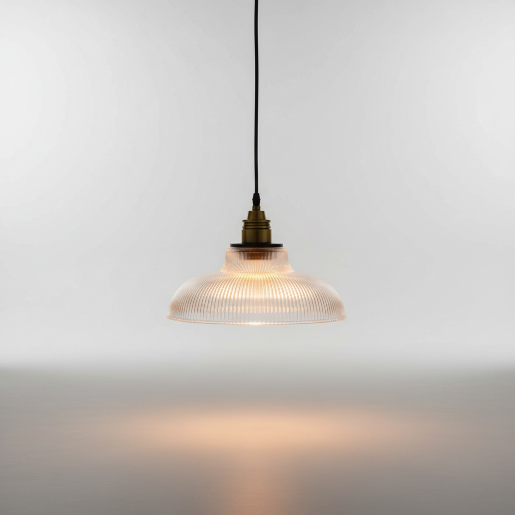 Metall Glas Pendelleuchte Modern - AmbiGlow