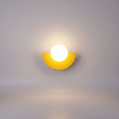 Metall Halbmond Wandlampe - HalbGlow