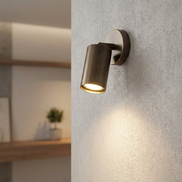 Minimalistische cilindervormige wandlamp – NoirLume
