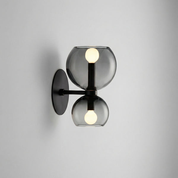 Minimalistische tweelichts-wandlamp - Glowetta