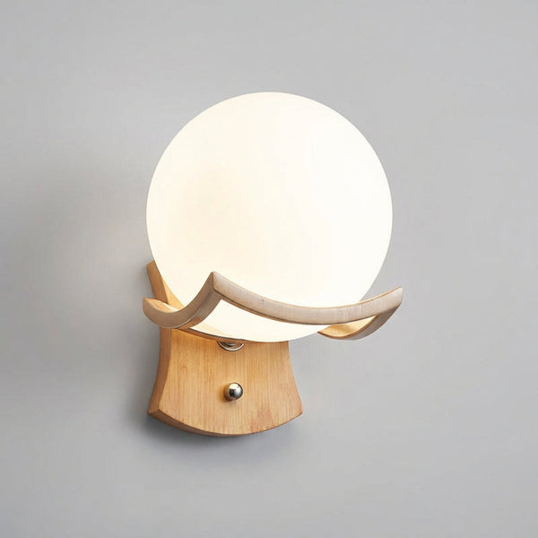 Minimalistische bolvormige wandlamp - Zenivio